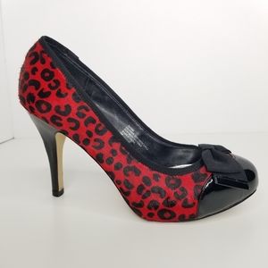 WHBM - Naomi Red Cheetah Heels